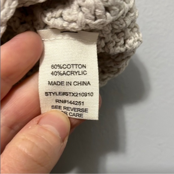 Jessica Simpson Cream Crochet Top - Picture 4 of 5